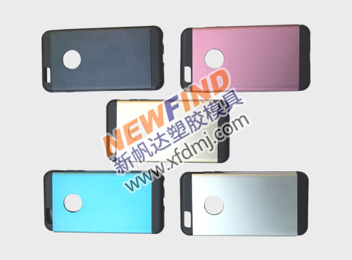 iphone6 plus雙色手機保護套塑膠模具