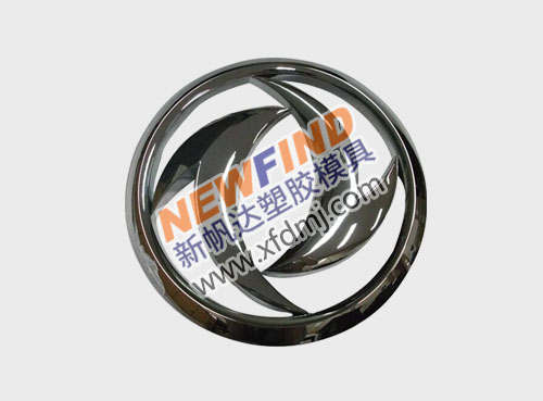 精密汽車標(biāo)志塑膠銘牌模具電鍍光烙