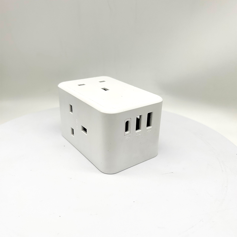 USB多口排插電源塑料殼智能開關外殼usb 殼體公模套料